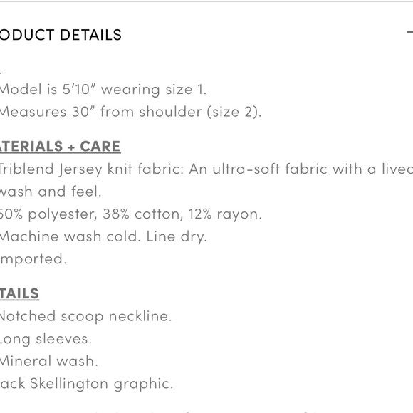 TORRID DISNEY The Nightmare Before Christmas Jack Skellington Skull Top! NWT! - Picture 6 of 6